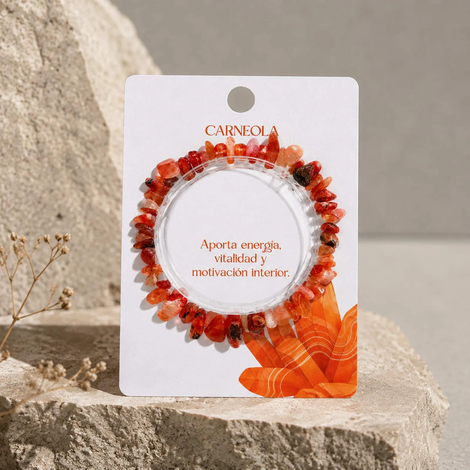 Pulsera Piedra natural Carneola
