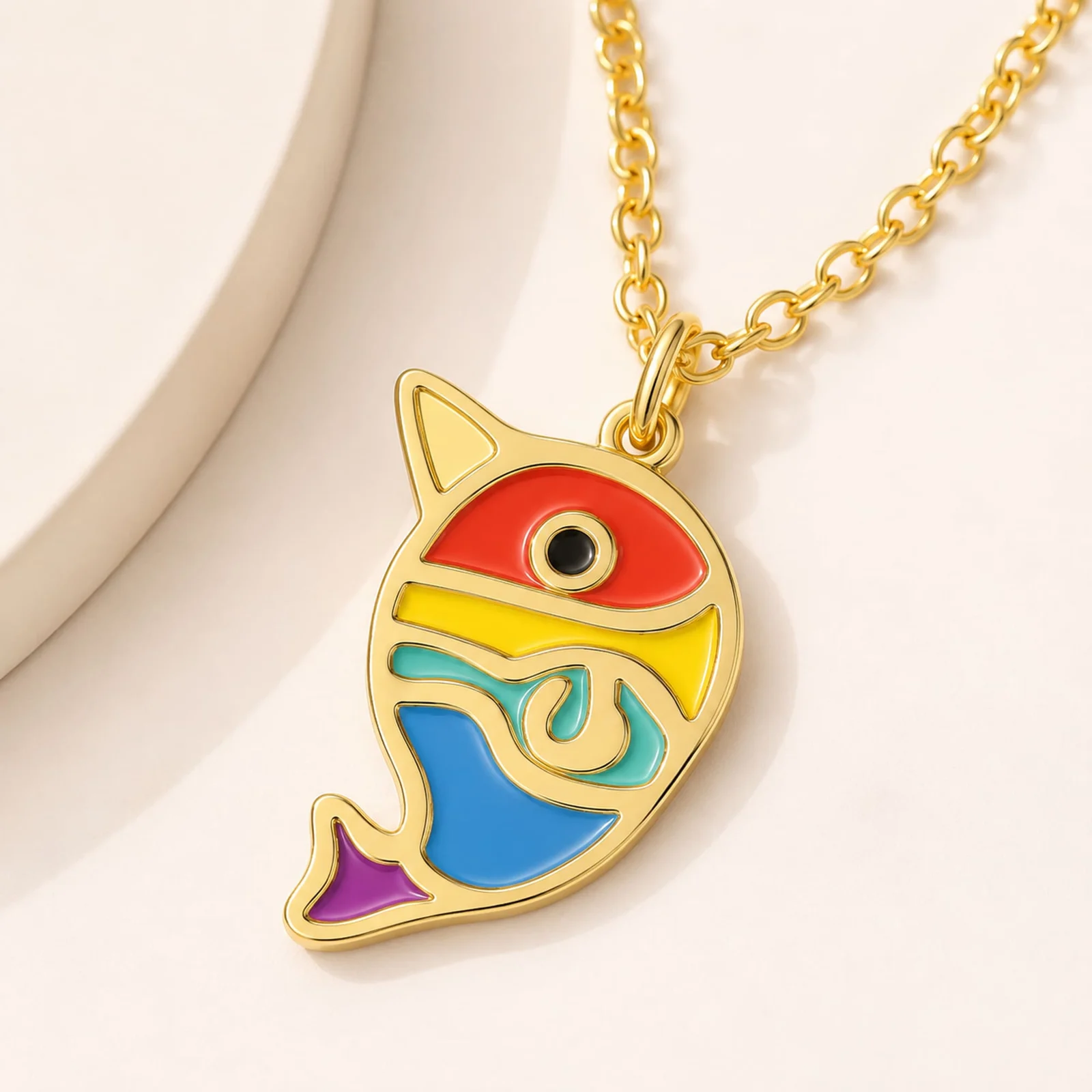 COLLAR NIÑA ACERO COLOR DORADO
