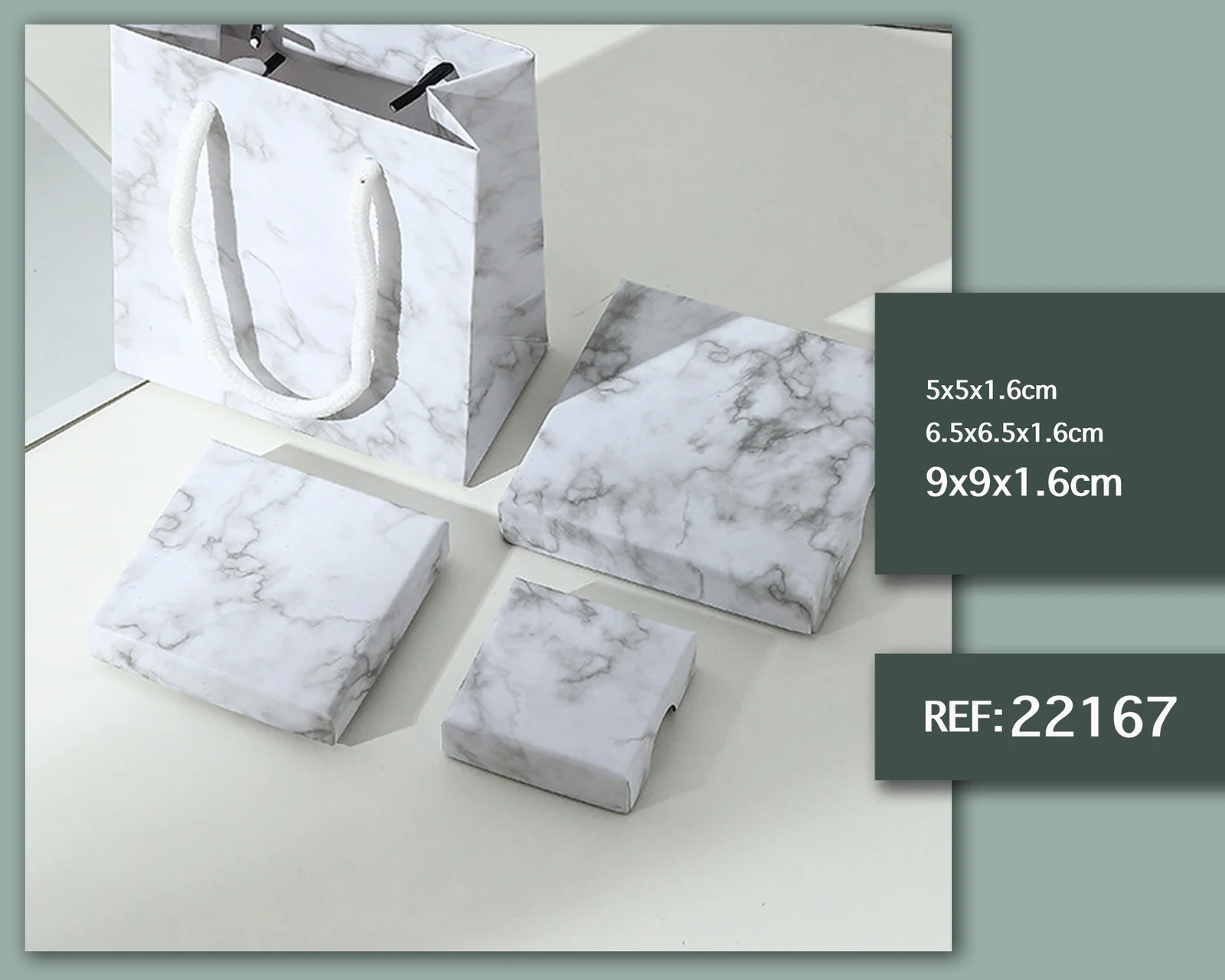 CAJA DE REGALO 9X9X1.6CM