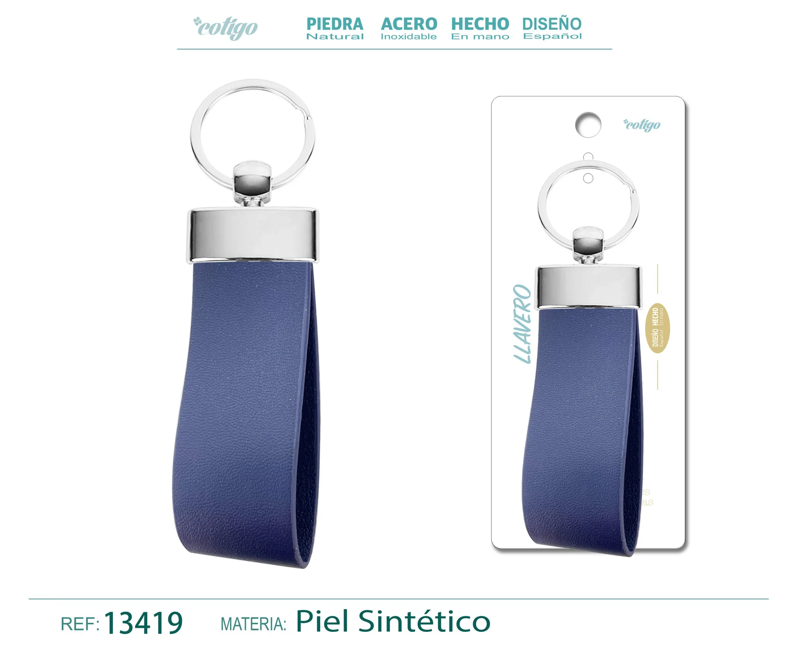 LLAVERO CUERO SINTÉTICO
