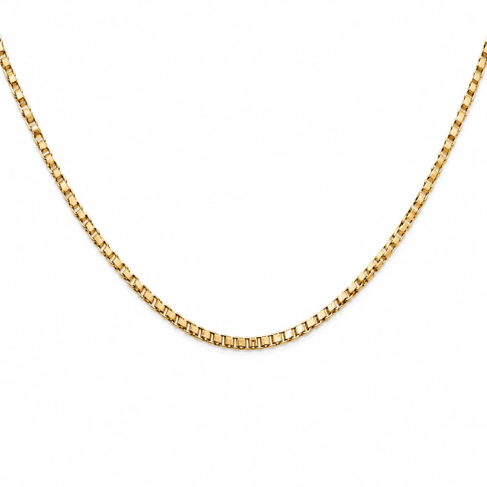 COLLAR DE CADENA ACERO DORADO