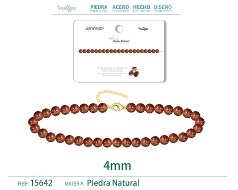 PULSERA JASPE DE PICASSO 4MM